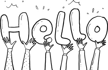 doodle illustration art