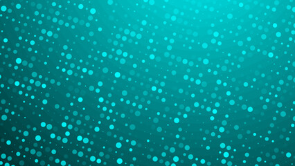 Abstract dot green blue pattern gradient texture technology background.