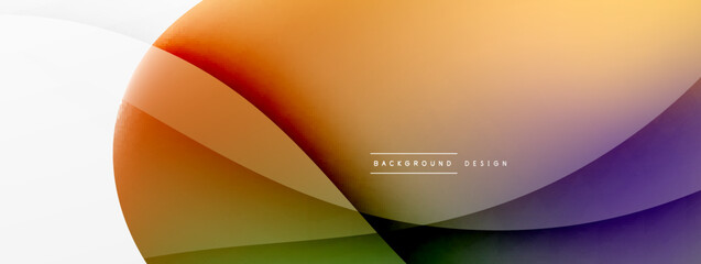 Fluid color abstract background. Liquid gradients, wave pattern. Trendy techno business template for wallpaper, banner, background or landing