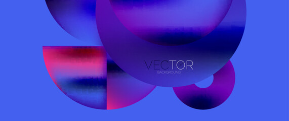 Circle composition abstract wallpaper background