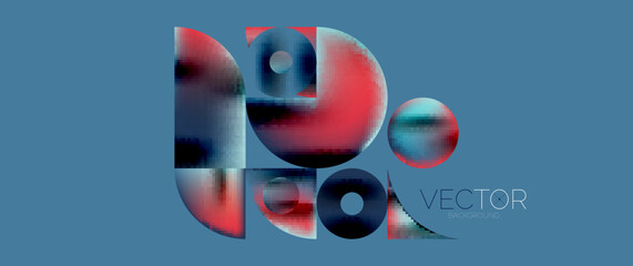 Circle composition abstract wallpaper background