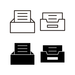 Archive folders icon vector for web and mobile app. Document vector icon. Archive storage icon.