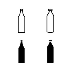 Bottle icon vector for web and mobile app. bottle sign and symbol