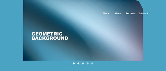 Abstract geometric landing page. Creative background for wallpaper, banner, background or web