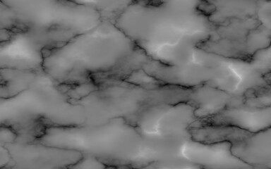 Obraz na płótnie Canvas Grey marble stone texture background. Abstract black electric lightning, thunderbolt strike and thunderstorm on grey background.