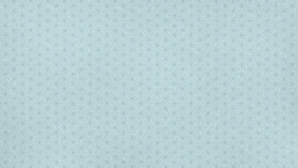 麻の葉文様が一面に入った和紙風の背景素材・テクスチャ　8K UHDサイズ　薄い青・水色・空色