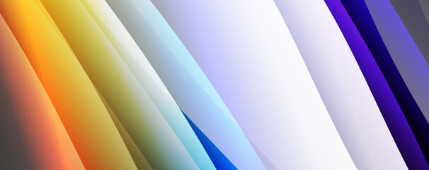 Fototapeta premium Fluid color gradients with dynamic wave line effect. Vector Illustration For Wallpaper, Banner, Background, Card, Book Illustration, landing page