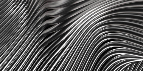 Wavy glossy abstract stripes background