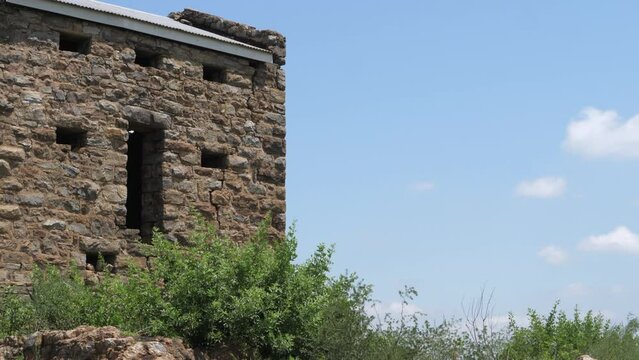 Traditional masonry defensive blockhouse from Boer War in South Africa