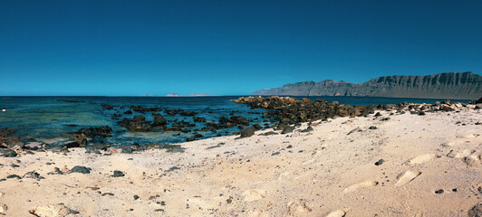 Beach view in Lanzarote