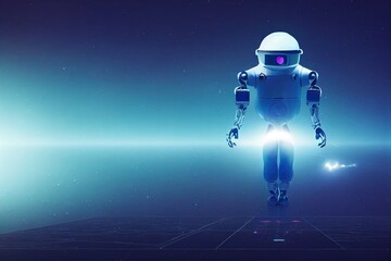 humanoid robot or android