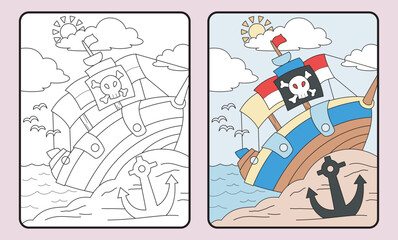learn coloring for kids and elementary school.