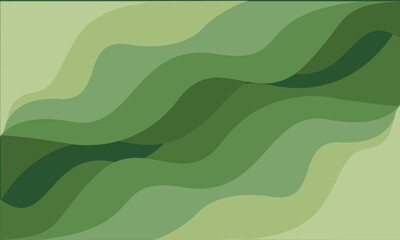 Green abstract wave background layer element vector for presentation design. Suit for business, corporate, institution, party, festive, seminar, and talks.