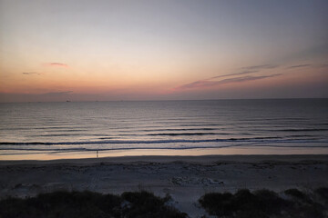 Obraz premium sunset at the beach