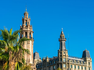 Fototapeta na wymiar Architecture and buildings of Barcelona, Catalonia, Spain, Europe