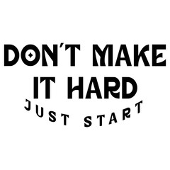 Notebook Planner Typography Black and White 