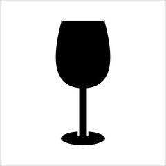 Glass icon. sign for mobile concept and web design. vector illustration