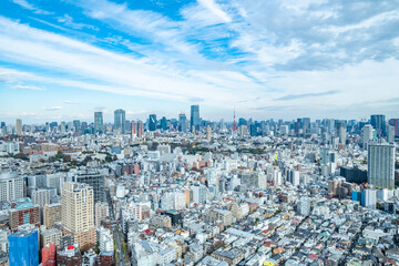 Fototapeta premium 東京恵比寿からの都市風景