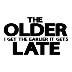 Retirement Quotes Typography Black and White 