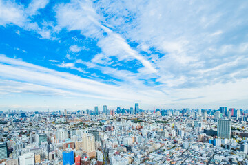 Fototapeta premium 東京恵比寿からの都市風景