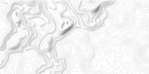 Topographic map. Geographic mountain relief. Abstract lines background. Contour maps. Vector illustration, Topo contour map on white background, Topographic contour lines vector map seamless pattern.