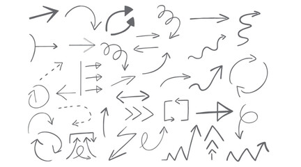 矢印　シンプル　イラスト　セット