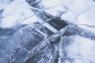 piece of ice baikal on ice, nature winter season crystal water transparent outdoor