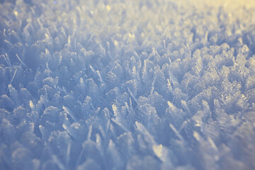 Obraz premium abstract winter background hoarfrost frost ice snow seasonal