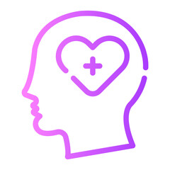 mental gradient icon