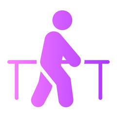 physiotherapy gradient icon