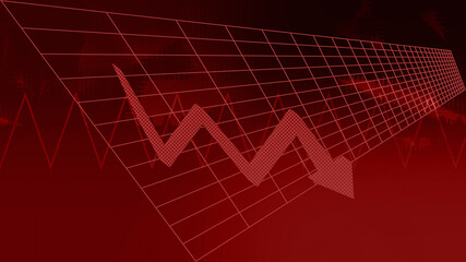 Abstract arrow and grid design background image.