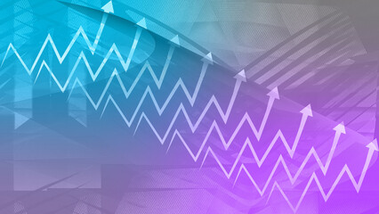 Abstract iridescent grunge texture arrow and grid background image.