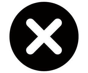 アイコン単品素材-閉じるボタン-