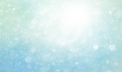 blue abstract background snowfall watercolor