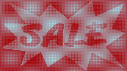 Abstract sale sign background image.