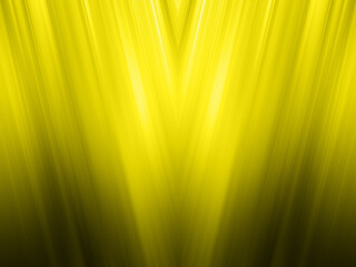 Motion blur background, yellow textured pattern. light and line of v shape