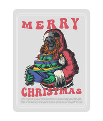 Christmas Card Illustration Design