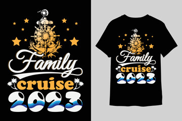 New Year Cruise 2023 Family Party Vacation T-Shirt