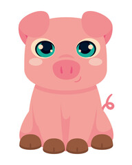 pig cute animal