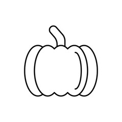 Pumpkin icon design template clipart illustration
