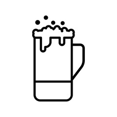 Beer icon design template clipart illustration