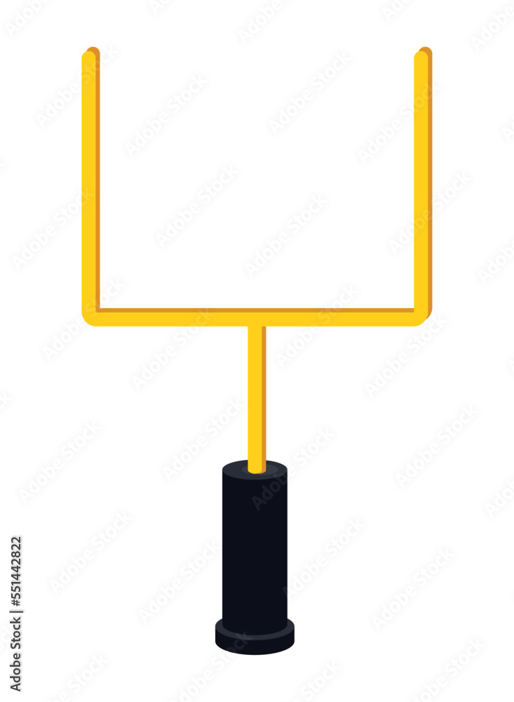 Poster american football goal post