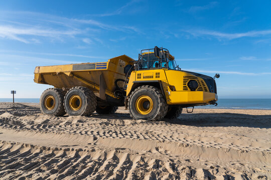 An articulated dumper