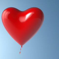 Obraz na płótnie Canvas heart shaped balloons