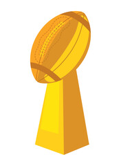 trophy american football © djvstock