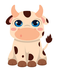 cow cute animal