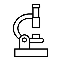 Fototapeta premium Microscope a medical equipment trendy design