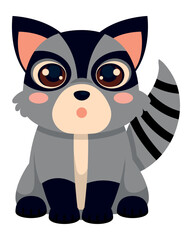 raccoon cute animal