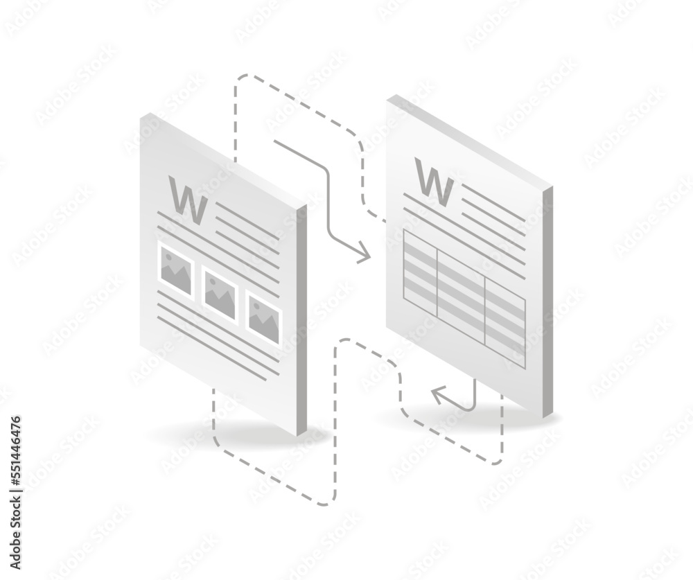 Aufkleber isometric flat 3d illustration concept of data network connect