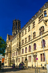 Fototapeta na wymiar Duisburg City Hall in North Rhine-Westphalia, Germany